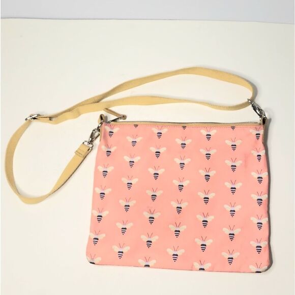 Fossil bumble bee adjustable crossbody handbag purse - Picture 3 of 8